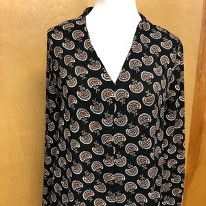 Pleione Printed Blouse